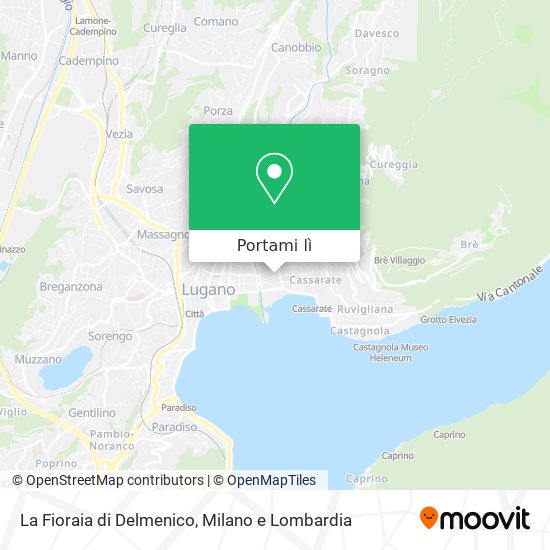 Mappa La Fioraia di Delmenico