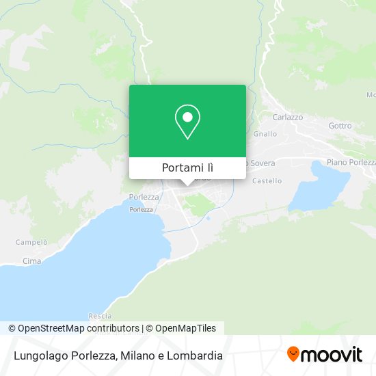 Mappa Lungolago Porlezza