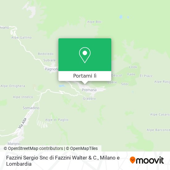 Mappa Fazzini Sergio Snc di Fazzini Walter & C.
