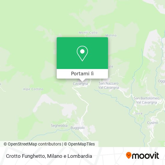 Mappa Crotto Funghetto
