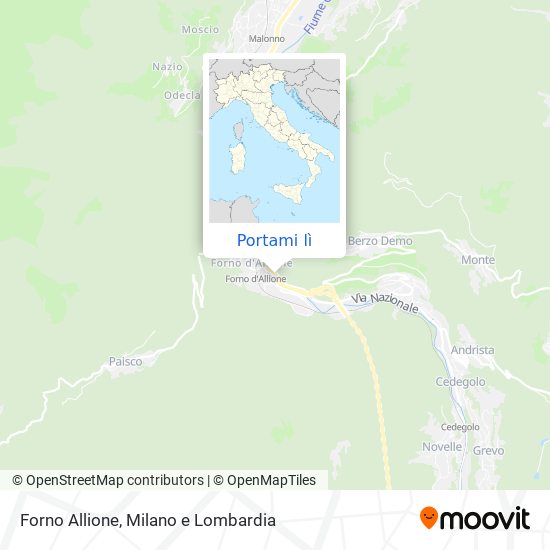 Mappa Forno Allione