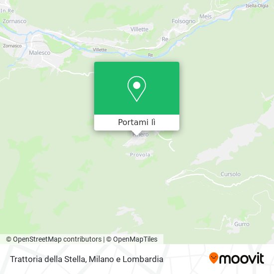 Mappa Trattoria della Stella