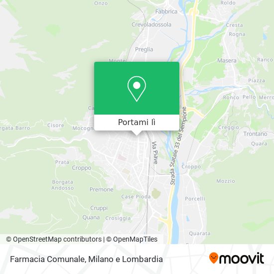 Mappa Farmacia Comunale