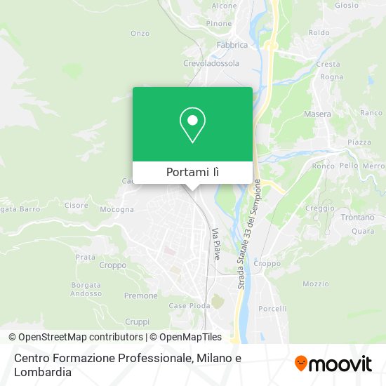 Mappa Centro Formazione Professionale