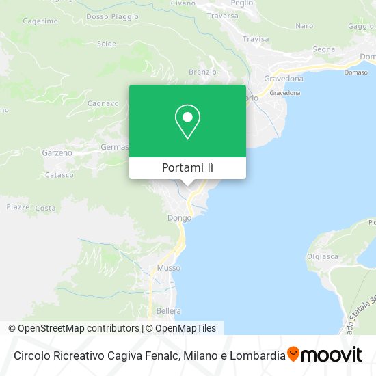 Mappa Circolo Ricreativo Cagiva Fenalc