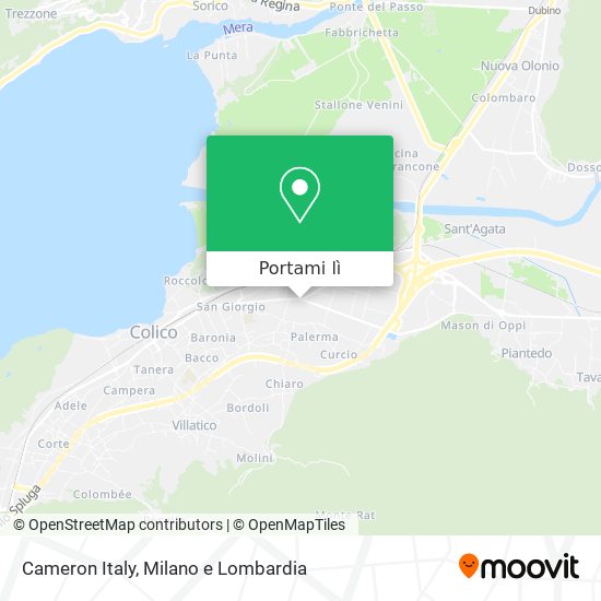 Mappa Cameron Italy