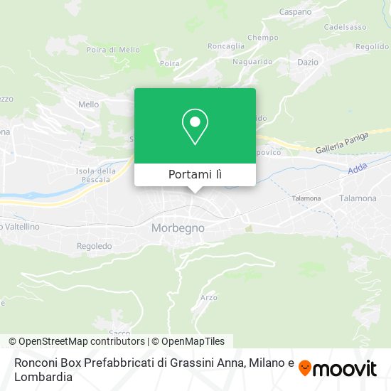 Mappa Ronconi Box Prefabbricati di Grassini Anna