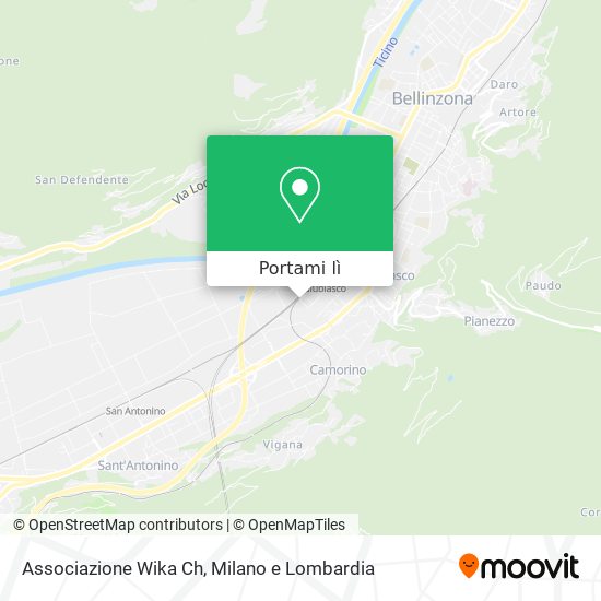 Mappa Associazione Wika Ch
