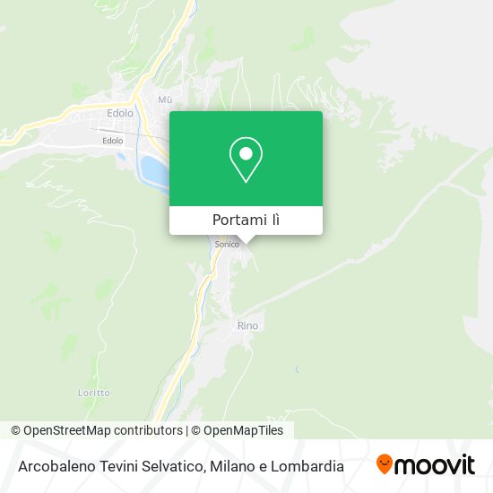 Mappa Arcobaleno Tevini Selvatico