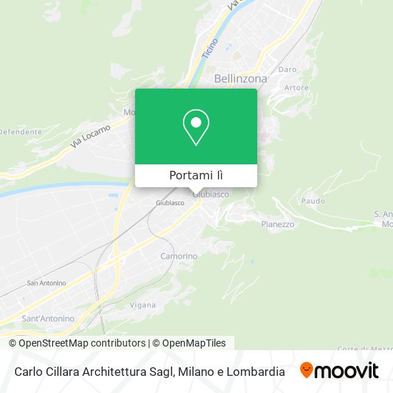 Mappa Carlo Cillara Architettura Sagl