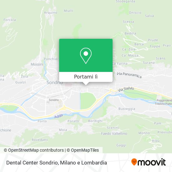 Mappa Dental Center Sondrio