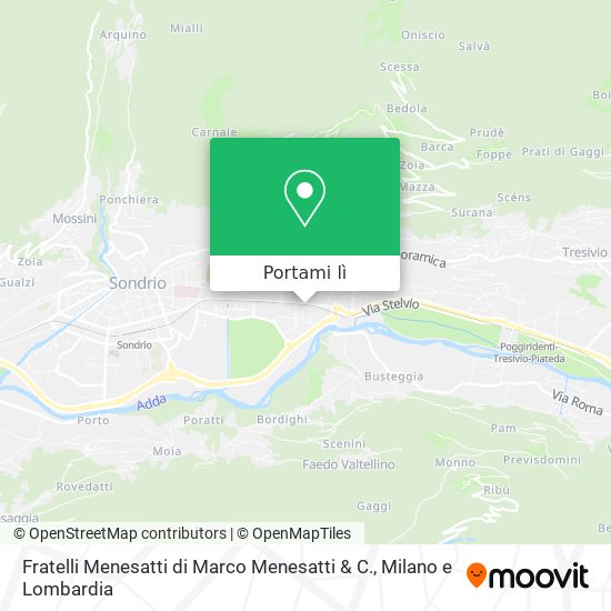Mappa Fratelli Menesatti di Marco Menesatti & C.