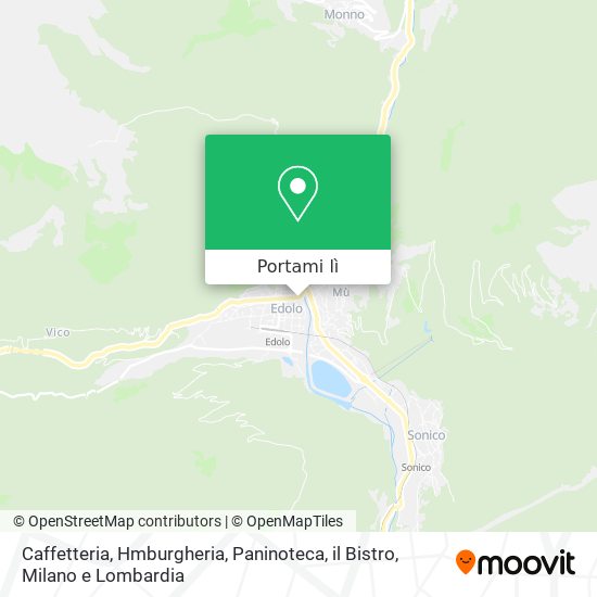 Mappa Caffetteria, Hmburgheria, Paninoteca, il Bistro
