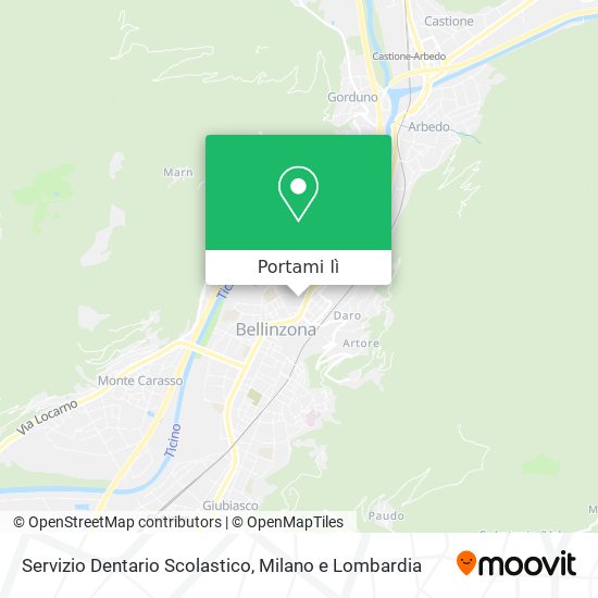 Mappa Servizio Dentario Scolastico