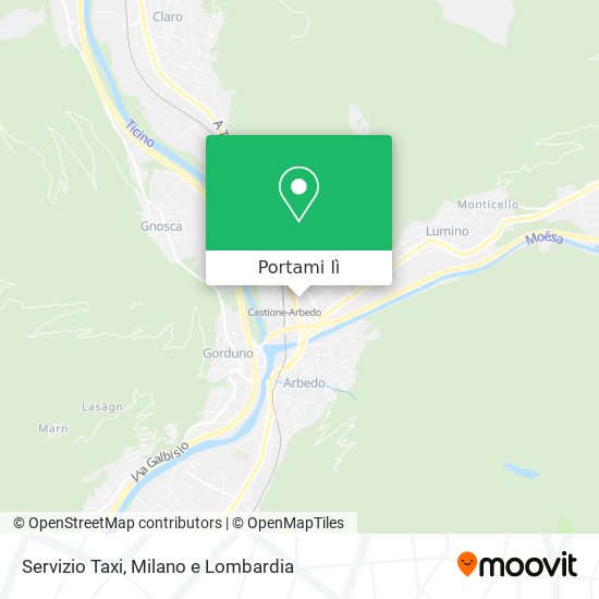 Mappa Servizio Taxi