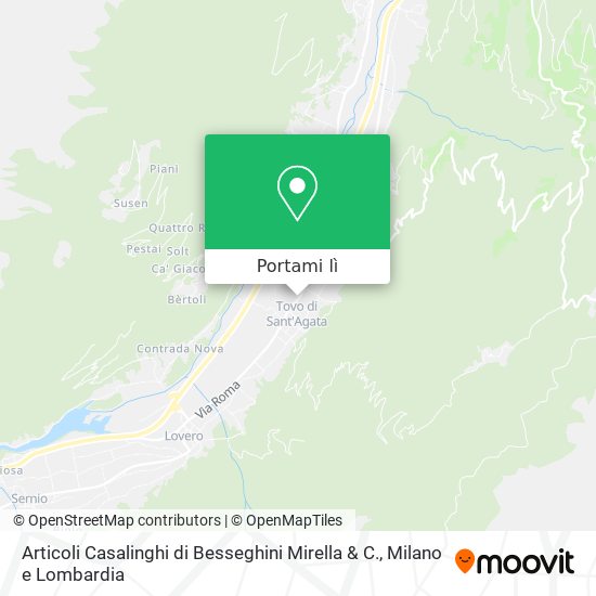 Mappa Articoli Casalinghi di Besseghini Mirella & C.