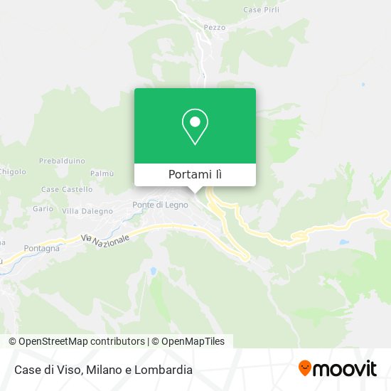 Mappa Case di Viso