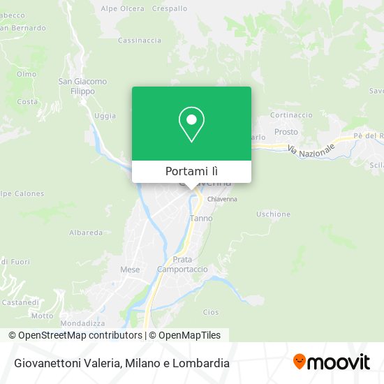 Mappa Giovanettoni Valeria
