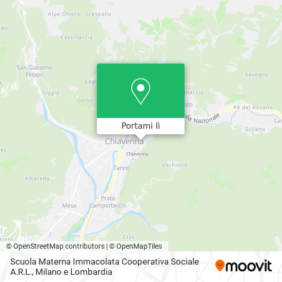 Mappa Scuola Materna Immacolata Cooperativa Sociale A.R.L.