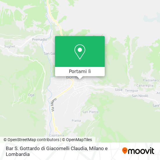 Mappa Bar S. Gottardo di Giacomelli Claudia