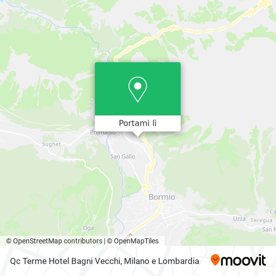 Mappa Qc Terme Hotel Bagni Vecchi