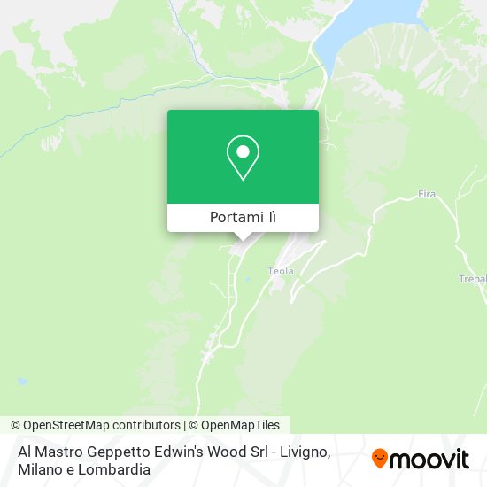 Mappa Al Mastro Geppetto Edwin's Wood Srl - Livigno
