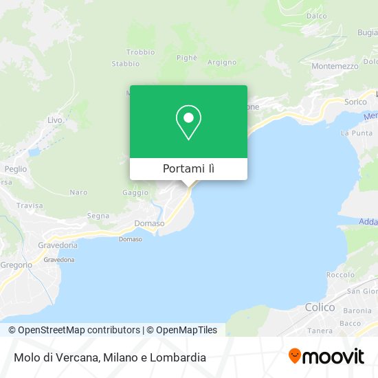 Mappa Molo di Vercana