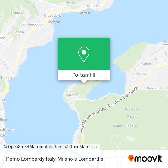 Mappa Perno Lombardy Italy