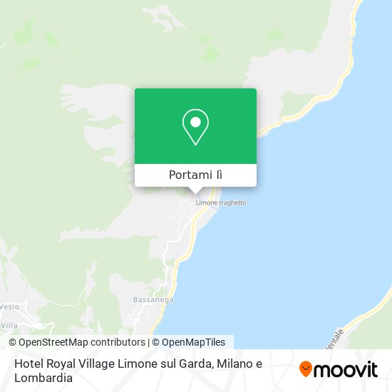 Mappa Hotel Royal Village Limone sul Garda
