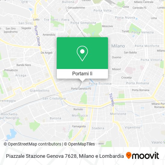 Mappa Piazzale Stazione Genova 7628