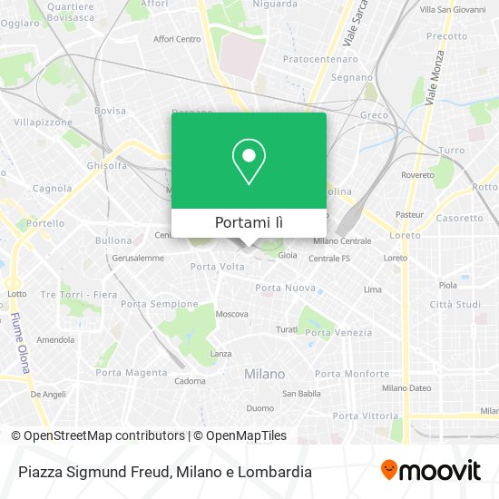 Mappa Piazza Sigmund Freud