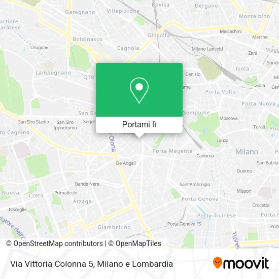 Mappa Via Vittoria Colonna 5