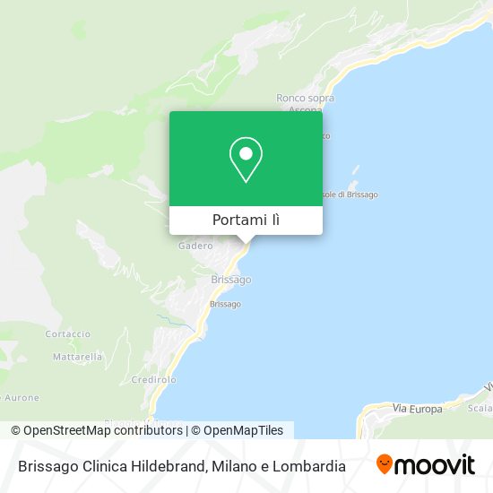 Mappa Brissago Clinica Hildebrand