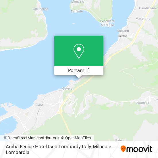 Mappa Araba Fenice Hotel Iseo Lombardy Italy