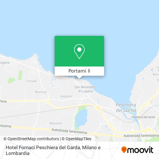 Mappa Hotel Fornaci Peschiera del Garda