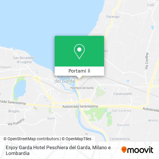 Mappa Enjoy Garda Hotel Peschiera del Garda