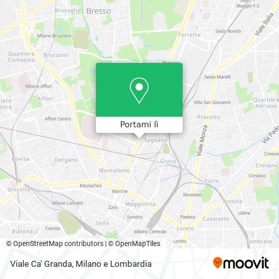 Mappa Viale Ca' Granda