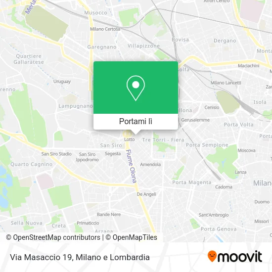 Mappa Via Masaccio 19
