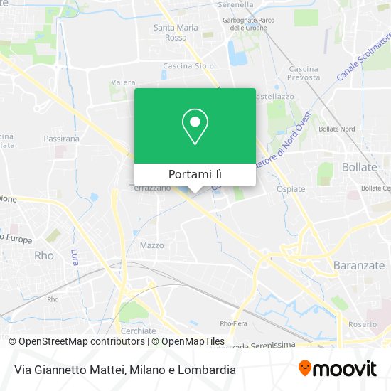 Mappa Via Giannetto Mattei