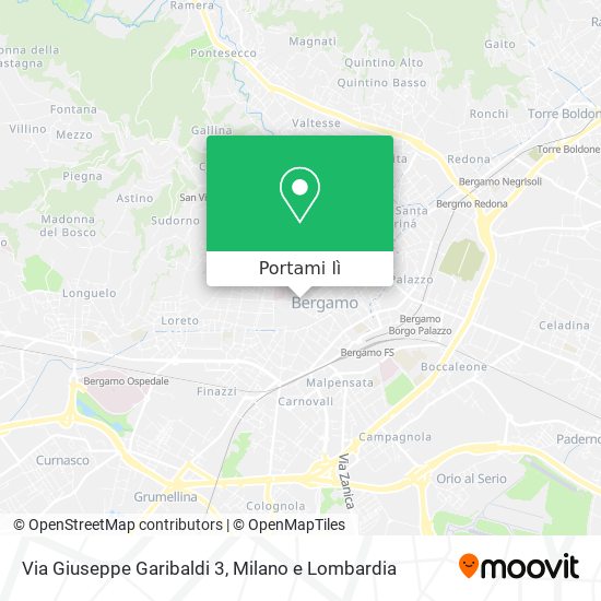 Mappa Via Giuseppe Garibaldi 3