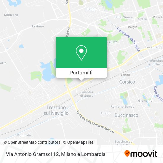 Mappa Via Antonio Gramsci 12