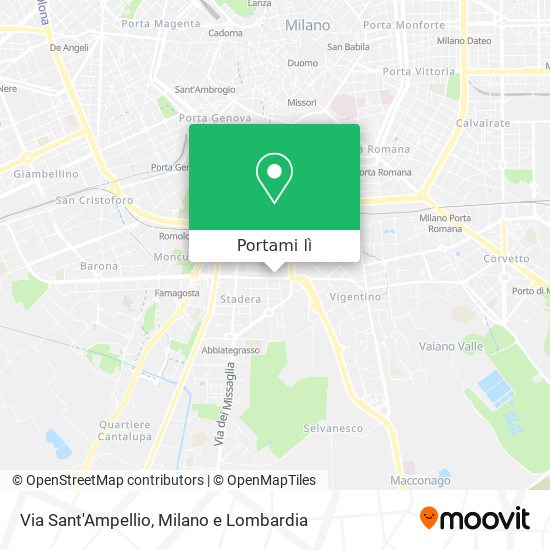 Mappa Via Sant'Ampellio
