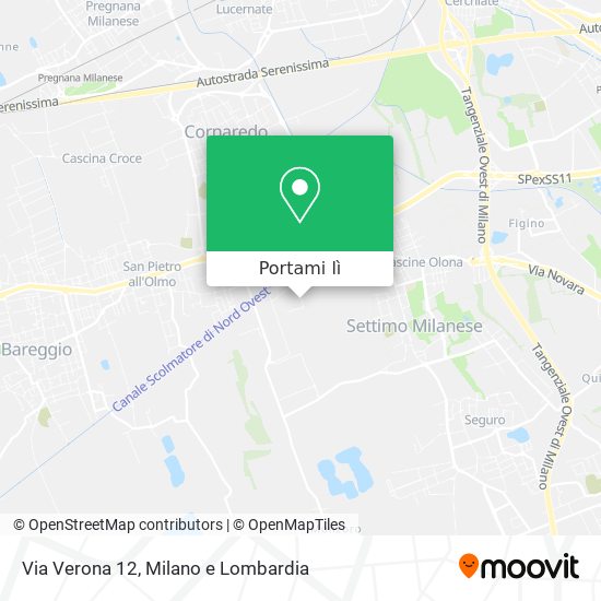 Mappa Via Verona 12