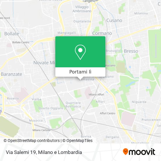 Mappa Via Salemi 19