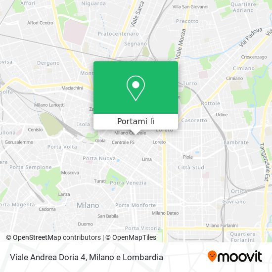 Mappa Viale Andrea Doria 4
