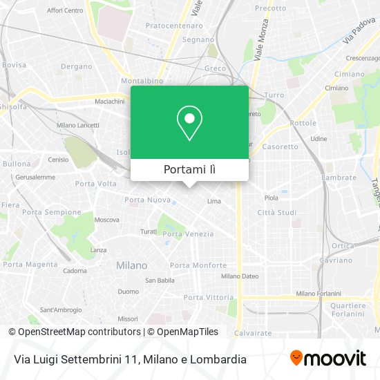 Mappa Via Luigi Settembrini 11