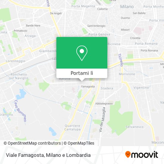 Mappa Viale Famagosta