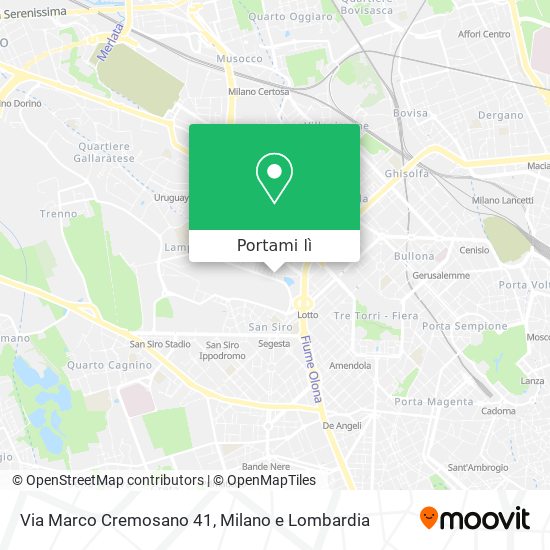 Mappa Via Marco Cremosano 41