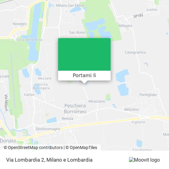 Mappa Via Lombardia 2
