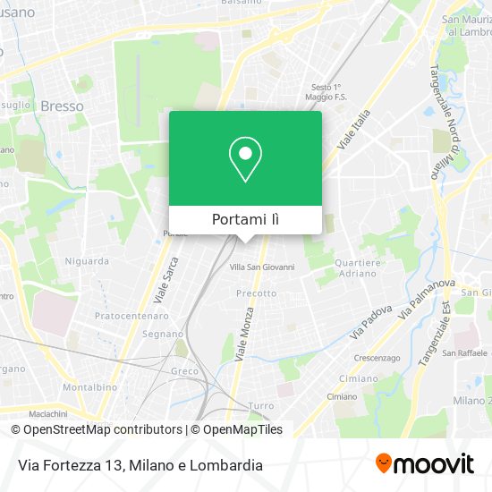 Mappa Via Fortezza 13